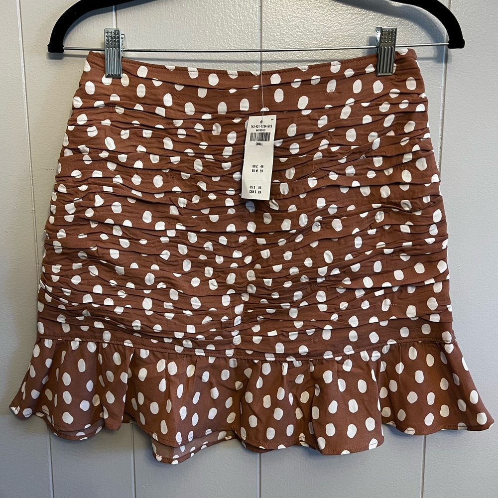 Abercrombie & Fitch Polka Dot Mini Skirt - Size Small